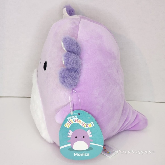 MONICA Purple Axolotl Squishmallow - Picture 4 of 7